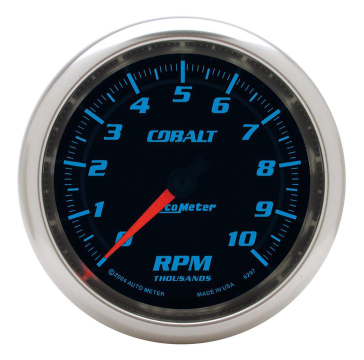 Autometer Cobalt 3-3/8in Tacho Gauge 10,000rpm In Dash AU6297