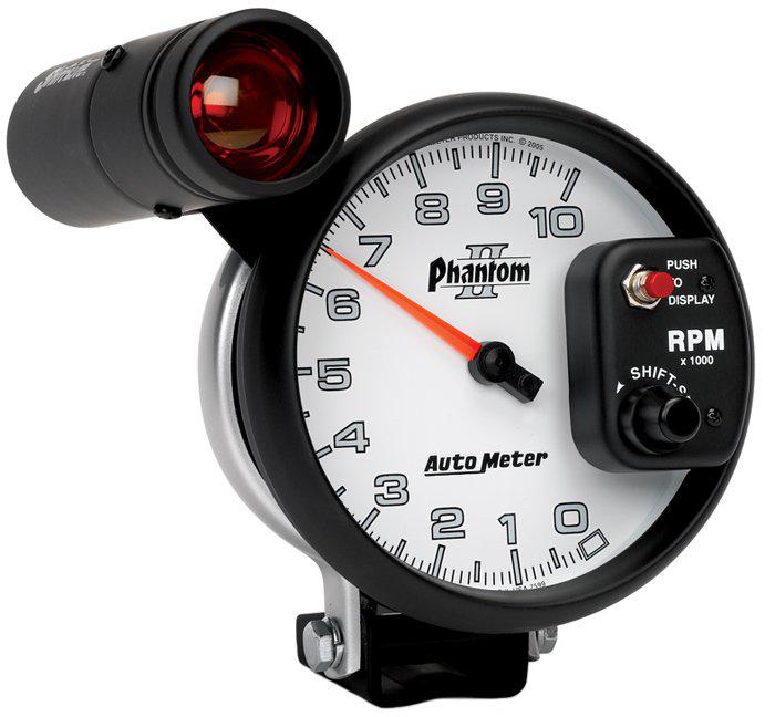 Autometer Phantom II 5" Tachometer 10000rpm AU7599