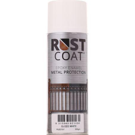 Balchan Rust Coat Epoxy Enamel Gloss White 300g RUST07