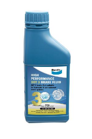 Bendix High Performance Brake Fluid DOT 3 500mL BBF3-500