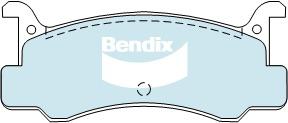 Bendix Protrans Brake Pad Set Rear DB1159 PR