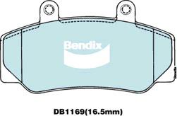 Bendix EURO Brake Pad Set Front DB1169 EURO+