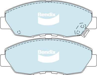 Bendix General CT Brake Pad Set Front DB1191 GCT