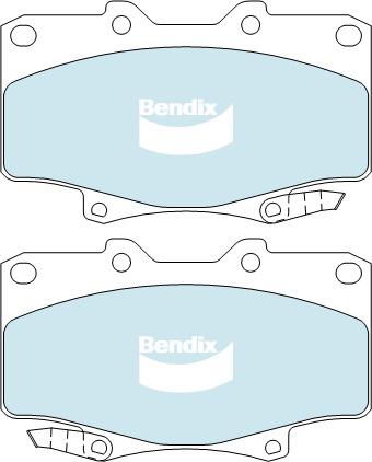 Bendix Heavy Duty Brake Pad Set Front DB1199 HD