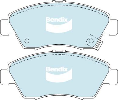Bendix General CT Brake Pad Set Front DB1286 GCT