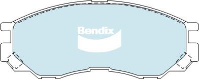 Bendix 4x4 Brake Pad Set Front DB1297 -4WD
