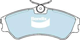 Bendix Heavy Duty Brake Pad Set Front DB1316 HD