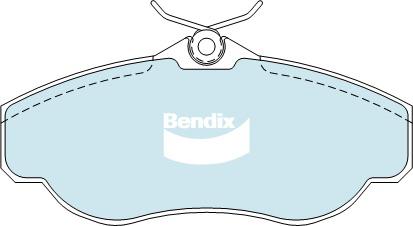 Bendix Heavy Duty Brake Pad Set Front DB1336 HD