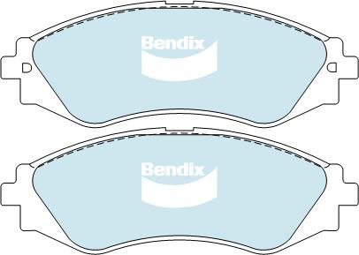 Bendix General CT Brake Pad Set Front DB1370 GCT