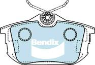 Bendix Protrans Brake Pad Set Rear DB1382 PR
