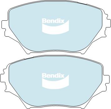 Bendix 4x4 Brake Pad Set Front DB1432 -4WD