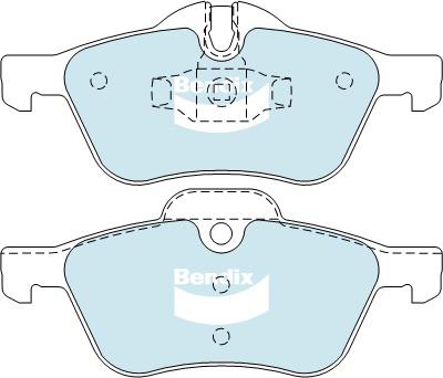 Bendix EURO Brake Pad Set Front DB1500 EURO+