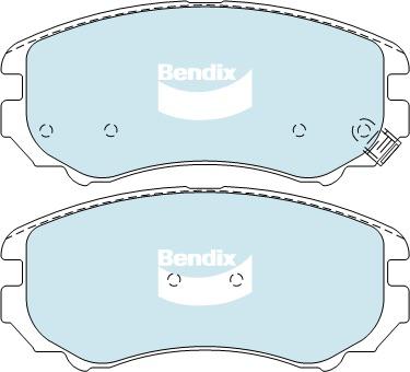 Bendix General CT Brake Pad Set Front DB1504 GCT