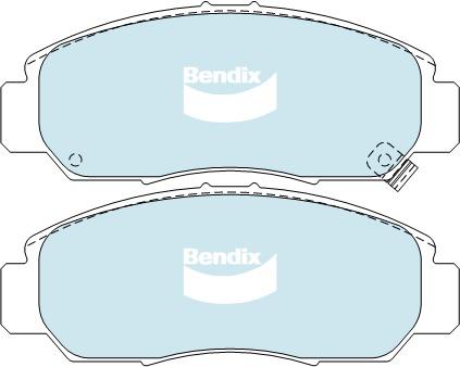 Bendix Heavy Duty Brake Pad Set Front DB1515 HD