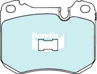 Bendix General CT Brake Pad Set Front DB165 GCT