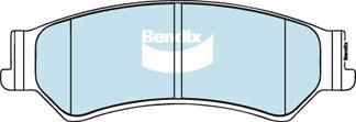 Bendix General CT Brake Pad Set Rear DB1675 GCT