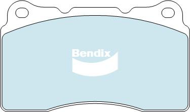 Bendix EURO Brake Pad Set Front DB1695 EURO+
