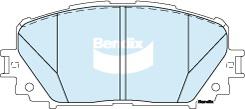 Bendix General CT Brake Pad Set Front DB1785 GCT