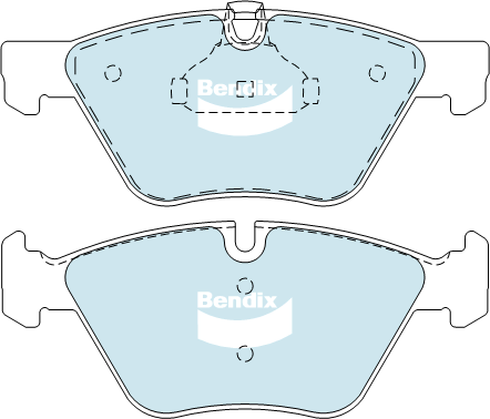 Bendix Ultimate Brake Pad Set Front DB1856 ULT