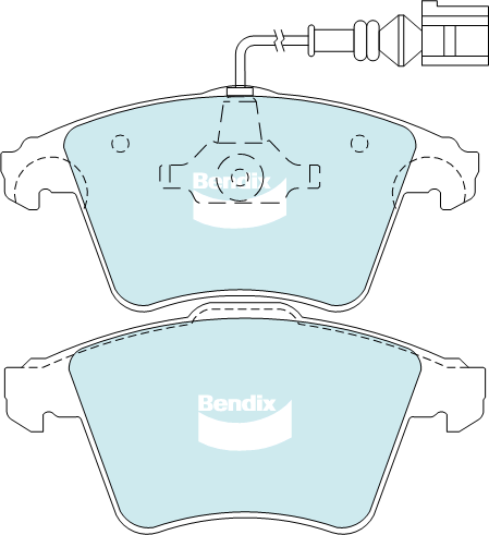 Bendix Heavy Duty Brake Pad Set Front DB1947 HD