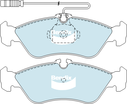 Bendix Heavy Duty Brake Pad Set Rear DB1960 HD