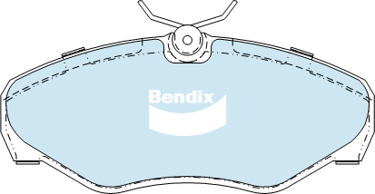 Bendix Heavy Duty Brake Pad Set Front DB1962 HD