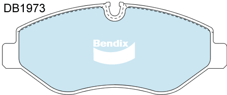 Bendix Heavy Duty Brake Pad Set Front DB1973 HD