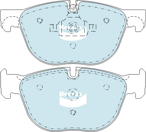 Bendix EURO Brake Pad Set Front DB2006 EURO+