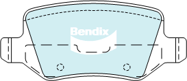 Bendix EURO Brake Pad Set Rear DB2020 EURO+