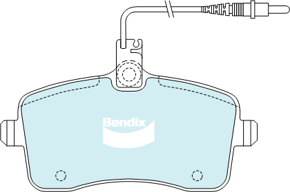 Bendix EURO Brake Pad Set Front DB2025 EURO+