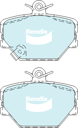 Bendix EURO Brake Pad Set Front DB2030 EURO+