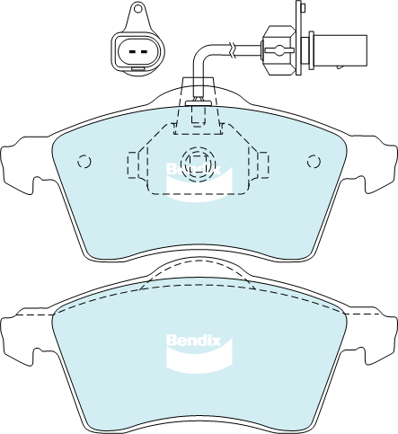 Bendix EURO Brake Pad Set Front DB2031 EURO+