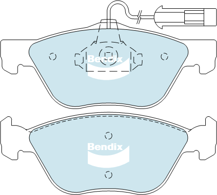 Bendix EURO Brake Pad Set Front DB2036 EURO+