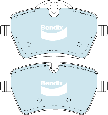 Bendix EURO Brake Pad Set Front DB2052 EURO+