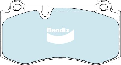 Bendix EURO Brake Pad Set Front DB2057 EURO+