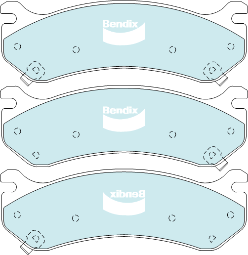 Bendix Heavy Duty Brake Pad Set Front DB2080 HD