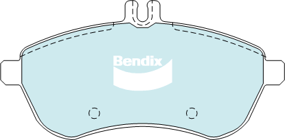 Bendix EURO Brake Pad Set Front DB2181 EURO+