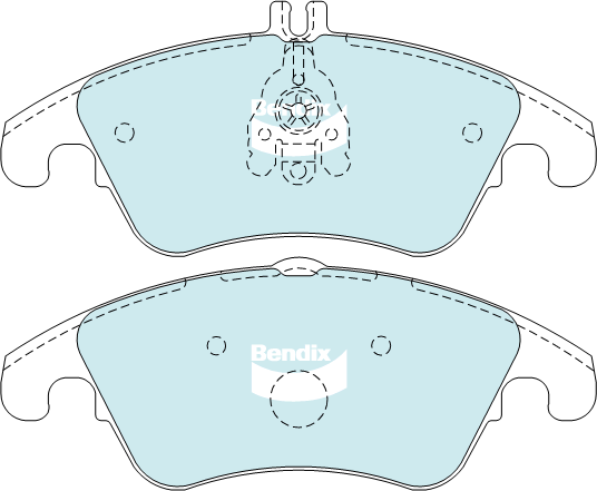 Bendix EURO Brake Pad Set Front DB2183 EURO+
