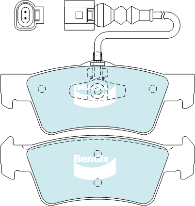 Bendix Heavy Duty Brake Pad Set Rear DB2201 HD