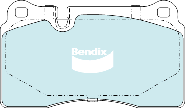 Bendix EURO Brake Pad Set Front DB2228 EURO+