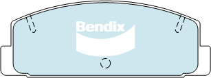 Bendix Protrans Brake Pad Set Rear DB417 PR