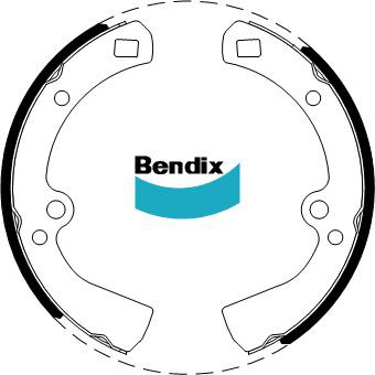 Bendix Brake Shoe Set BS1043