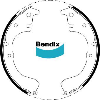 Bendix Brake Shoe Set BS1189