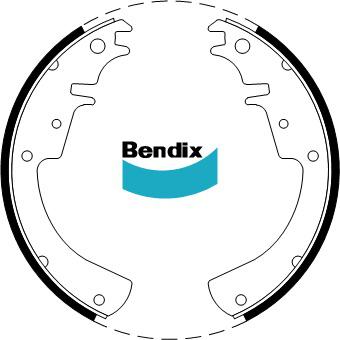 Bendix Brake Shoe Set BS1385
