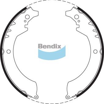 Bendix Brake Shoe Set BS1607