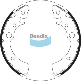 Bendix Brake Shoe Set BS1610