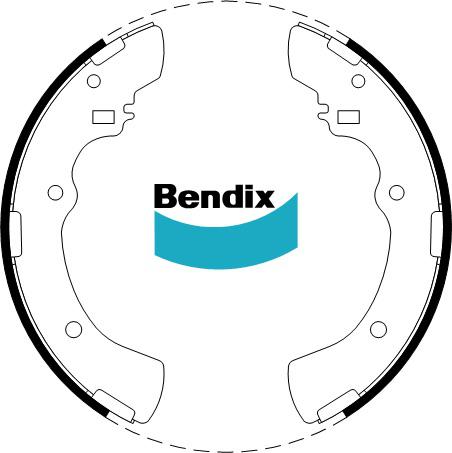 Bendix Brake Shoe Set BS1653