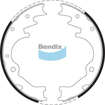 Bendix Brake Shoe Set BS1665