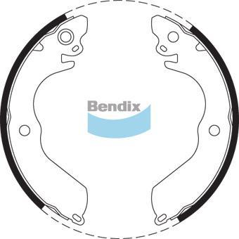 Bendix Brake Shoe Set BS1681