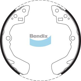 Bendix Brake Shoe Set BS1682
